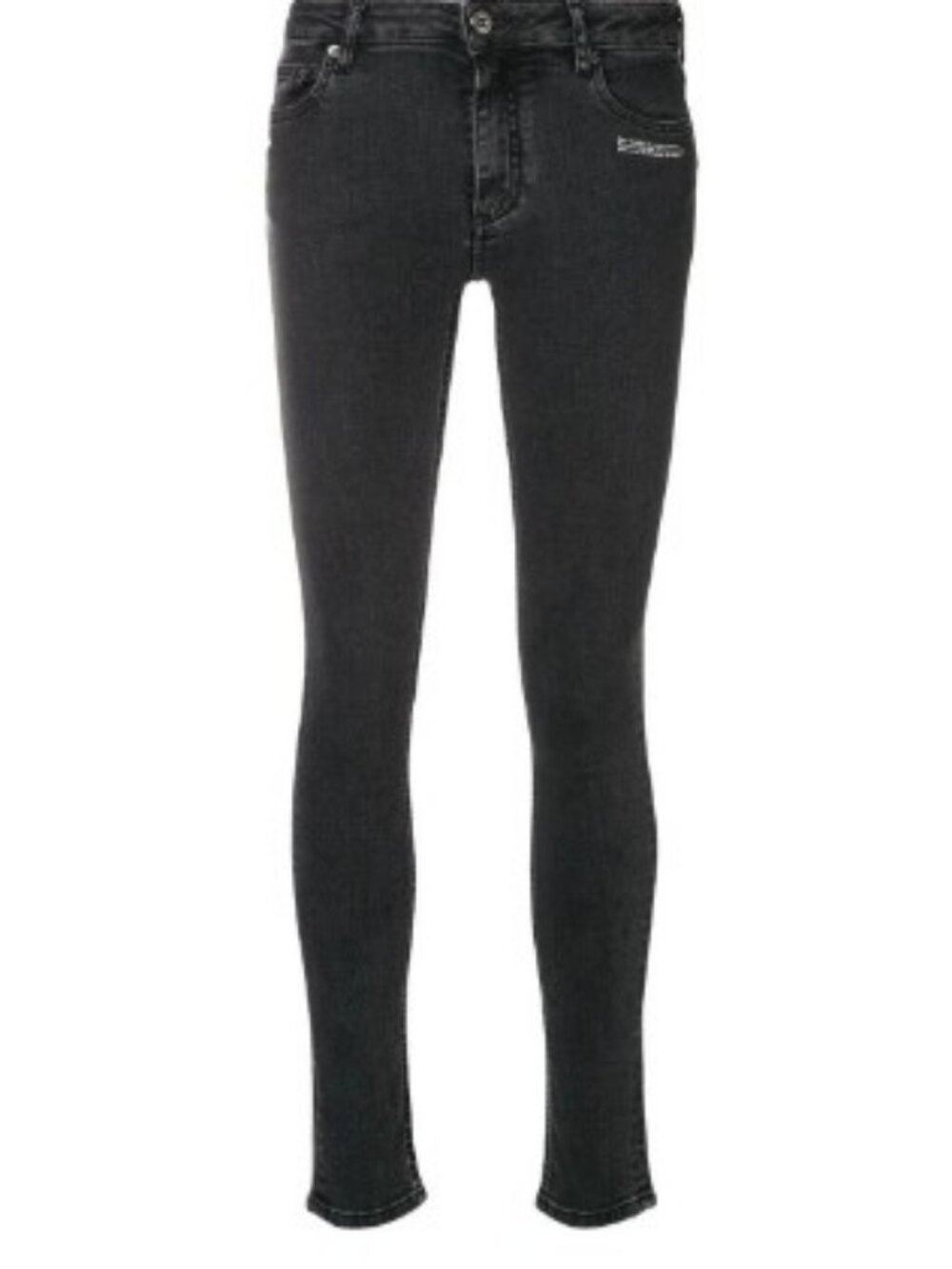 Off-White Main Label c/o Virgil Albloh slim jeans black women's size 28